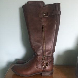 Guess Wide Calf Riding Boots